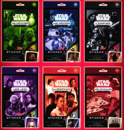 Star Wars Dossier - sticker set